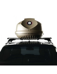 Box Auto Portatutto Portapacchi MODULA Travel Total Look 650 Champagne 2