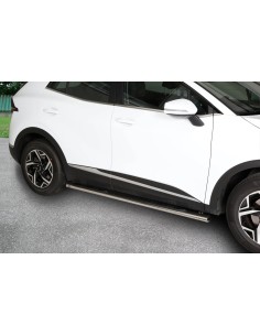 Pedane laterali acciaio inox lucido ovale Kia Sportage dal 2021