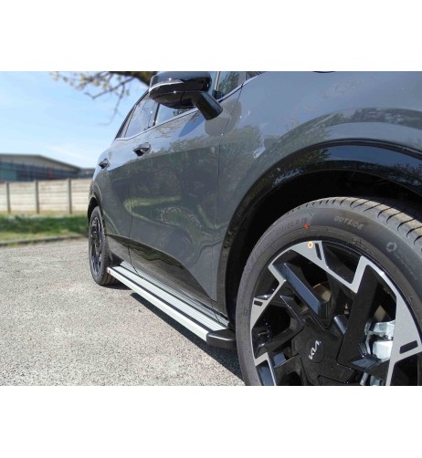 Pedane laterali STD squadrate alluminio Kia Sportage dal 2021