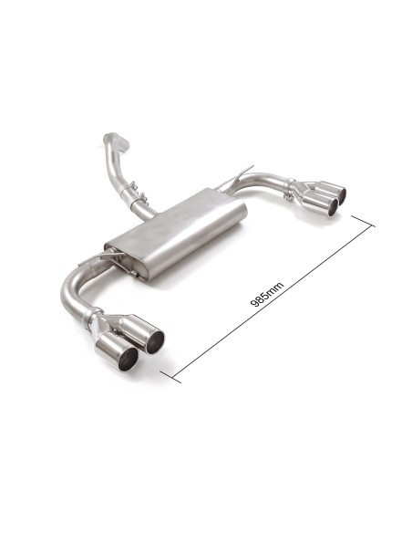 Scarico Ragazzon omologato 50 1071 26 Ford Focus IV dal 2018