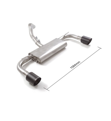 Scarico Ragazzon black omologato 50 1070 74 Ford Focus IV dal 2018