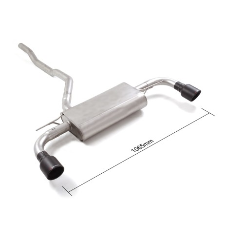 Scarico Ragazzon black omologato 50 1087 61B Bmw Serie 1 F40 118i 100kw