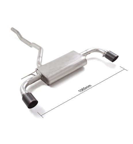 Scarico Ragazzon black omologato 50 1087 74 Bmw Serie 1 F40 118i 100kw