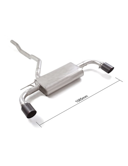 Scarico Ragazzon black omologato 50 1087 74 Bmw Serie 1 F40 118i 100kw