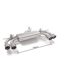 Scarico terminali Ragazzon 50 0876 64 omologato Volkswagen Golf MK7 5 R