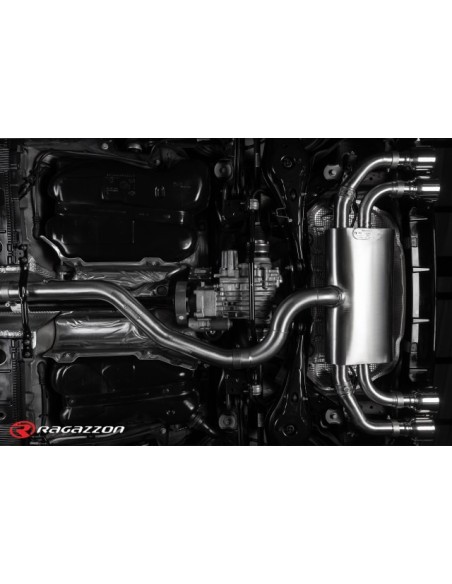 Scarico terminali Ragazzon 50 0876 64 omologato Volkswagen Golf MK7 5 R