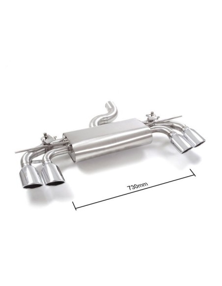 Scarico terminali Ragazzon 50 0917 35 omologato Volkswagen Golf MK7 5 R