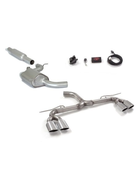 Scarico terminali Ragazzon 50 0824 35 omologato Volkswagen Golf MK7 5