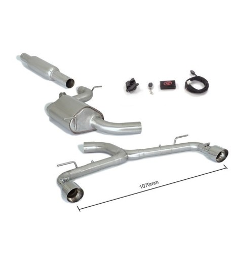 Scarico terminali Ragazzon 50 0824 61 omologato Volkswagen Golf MK7 5