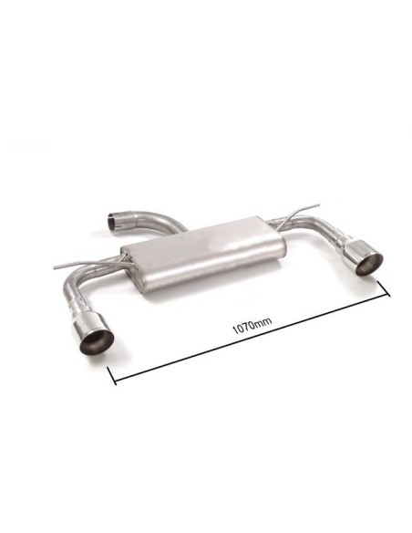 Scarico terminali Ragazzon 50 0931 61 omologato Volkswagen Golf MK7 5