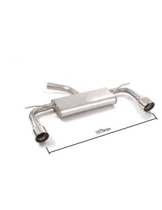 Scarico terminali Ragazzon 50 0872 61 omologato Volkswagen Golf MK7 5