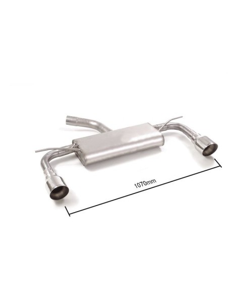 Scarico terminali Ragazzon 50 0872 61 omologato Volkswagen Golf MK7 5