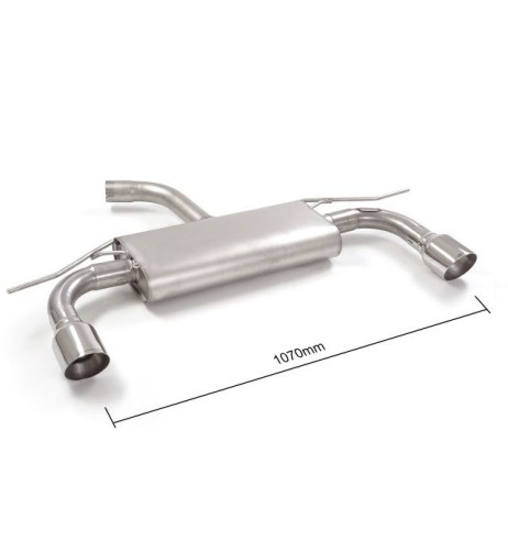 Scarico terminali Ragazzon 50 0830 61 omologato Volkswagen Golf MK7 5 1 4