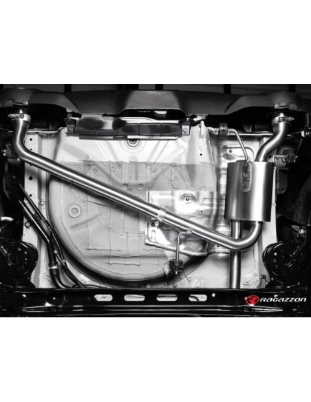 Scarico terminali Ragazzon 50 0835 77 Carbon omologato Suzuki Swift 1 4