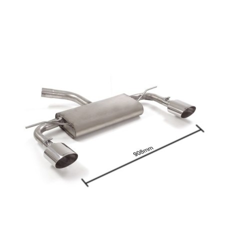 Scarico terminali Ragazzon 50 0567 12 omologato Seat Leon MK3 FR 1 4TSI 2