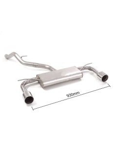 Scarico terminali Ragazzon 50 0855 06 omologato Seat Leon MK3 1 4TSI