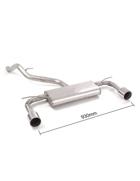 Scarico terminali Ragazzon 50 0855 06 omologato Seat Leon MK3 1 4TSI