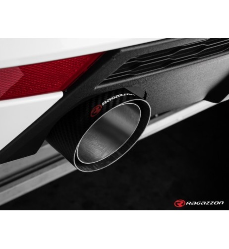 Scarico terminali Ragazzon 50 0815 73 Carbon omologato Seat Ibiza MK5 1 5