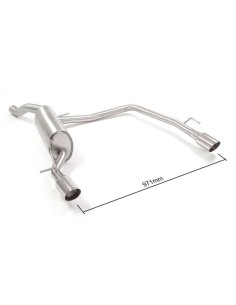 Scarico terminali Ragazzon 50 0815 60 omologato Seat Ibiza MK5 1 5TSI