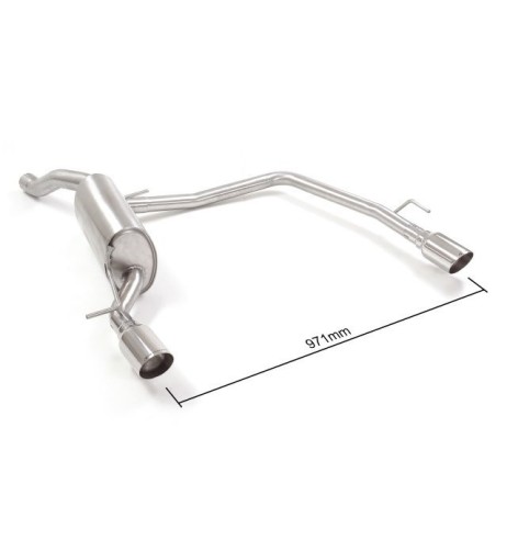 Scarico terminali Ragazzon 50 0815 60 omologato Seat Ibiza MK5 1 5TSI