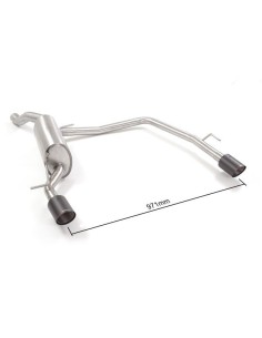 Scarico terminali Ragazzon 50 0880 73 Carbon omologato Seat Ibiza MK5 1 0