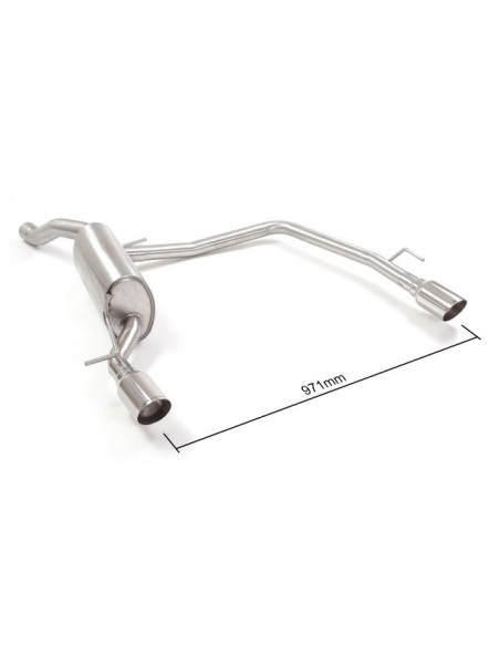 Scarico terminali Ragazzon 50 0880 60 omologato Seat Ibiza MK5 1 0 TSI