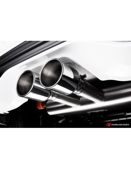 Scarico terminali Ragazzon 50 0766 28 omologato Ford Focus MK3 ST 2 0T