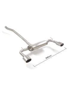 Scarico terminali Ragazzon 50 0822 10 omologato Fiat 500X 1 0 T3 88kw