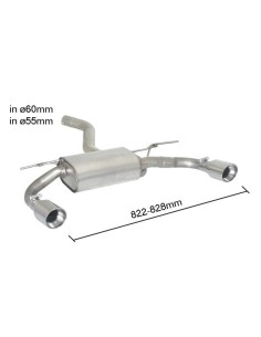 Scarico terminali Ragazzon 50 0881 60 omologato Bmw Serie 3 F34 GT