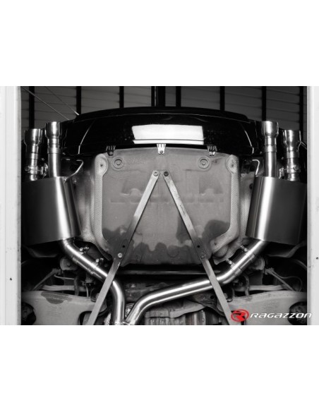 Scarico terminali Ragazzon 50 0860 60 omologato Audi A5 8T 2 0TFSI Quattr