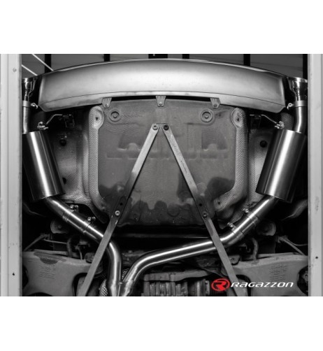Scarico terminali Ragazzon 50 0859 61 omologato Audi A5 8T 2 0TFSI Quattr