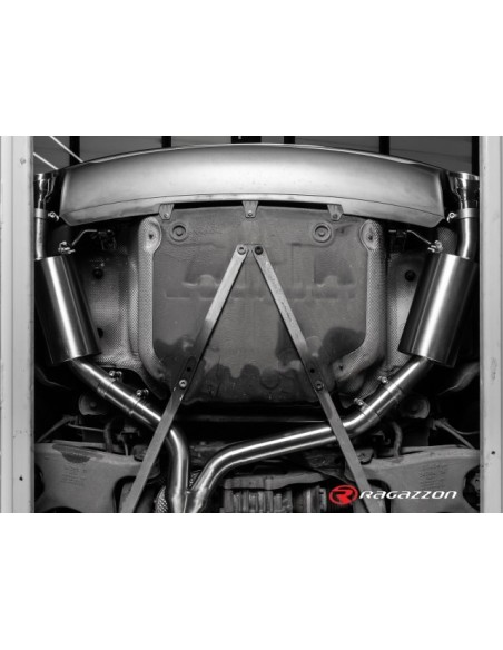 Scarico terminali Ragazzon 50 0859 61 omologato Audi A5 8T 2 0TFSI Quattr