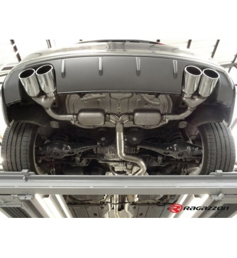 Scarico terminali Ragazzon 50 0750 35 omologato Audi A3 8V 8VA 2012 2018