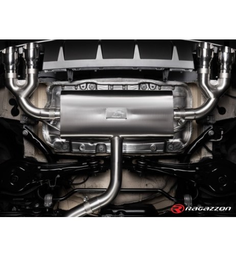 Scarico terminali Ragazzon 50 0870 58 omologato Audi A3 8V 8VA 2017 2020