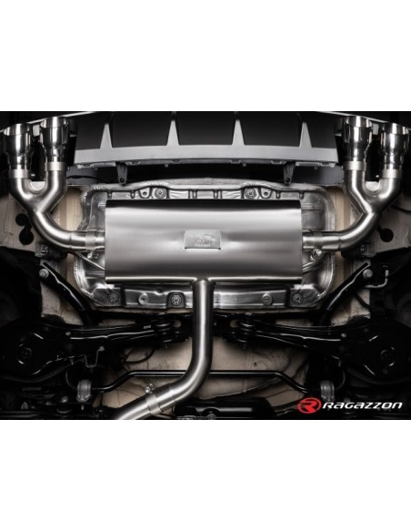 Scarico terminali Ragazzon 50 0870 58 omologato Audi A3 8V 8VA 2017 2020