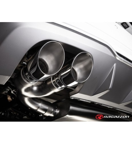 Scarico terminali Ragazzon 50 0870 58 omologato Audi A3 8V 8VA 2017 2020