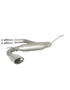 Scarico terminale Ragazzon 50 0491 12 omologato Audi A3 8V 8VA 2012 2016