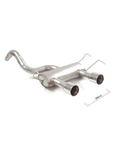 Scarico terminali Ragazzon 50 0882 06 omologato Abarth 500 595