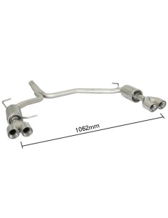 Scarico terminale 50 0366 57 omologato Audi A4 1 8 TFSI 88kw