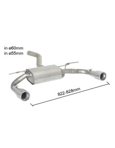 Scarico terminale 50 0442 05 omologato Bmw Serie 4 F32 Coupe 420D