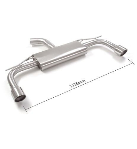 Scarico Ragazzon 50 1020 61 omologato VW Golf MK8 1 5TSI 110kw dal 2019