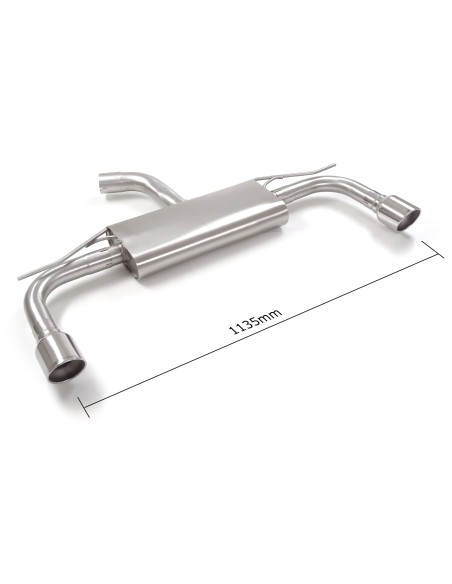 Scarico Ragazzon 50 1020 61 omologato VW Golf MK8 1 5TSI 110kw dal 2019