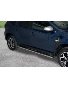 Pedane laterali ovali inox lucido Dacia Duster 2018 2023