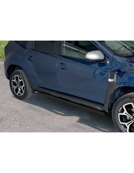 Tubi laterali protezione inox black Dacia Duster 2018 2023