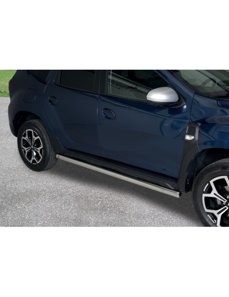 Tubi laterali protezione inox lucido Dacia Duster 2018 2023