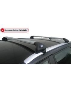 Barre portatutto alluminio silver corrimano integrato Hyundai ix35