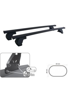 Barre portatutto portapacchi acciaio Jeep Compass 2017 2025
