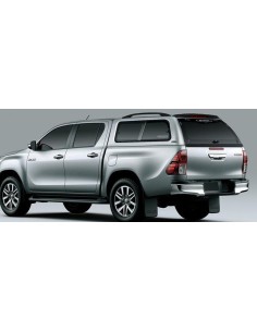 Hard Top con vetri copertura cassone Toyota Hilux doppia cabina dal 2016