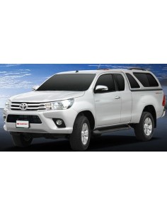 Hard Top con vetri copertura cassone Toyota Hilux Revo Extracab dal 2016