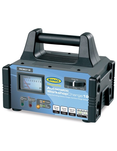 Caricabatteria auto moto camper barca automatico 180Ah RING RECB312